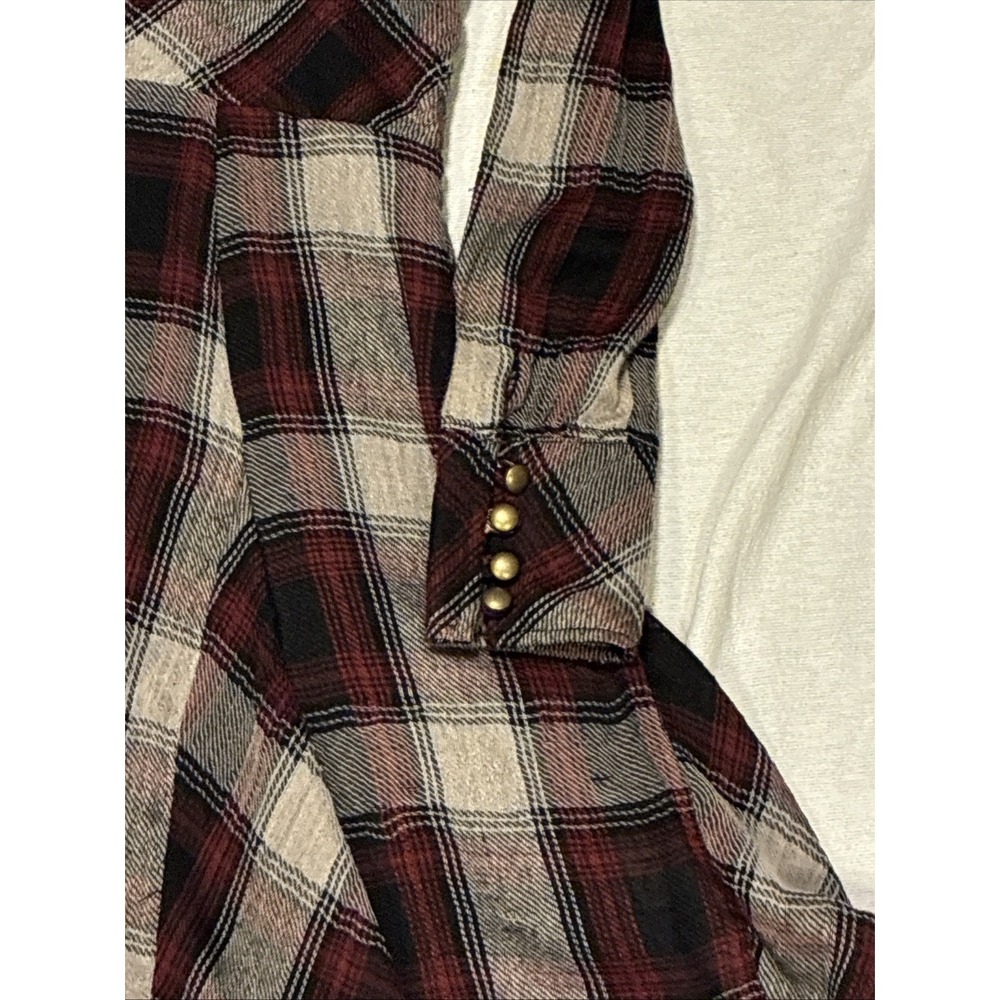 Free People Women's Dress 8 Plaid Teen Spirit Pretty Little Liars Aria Minidress - Picture 8 of 10